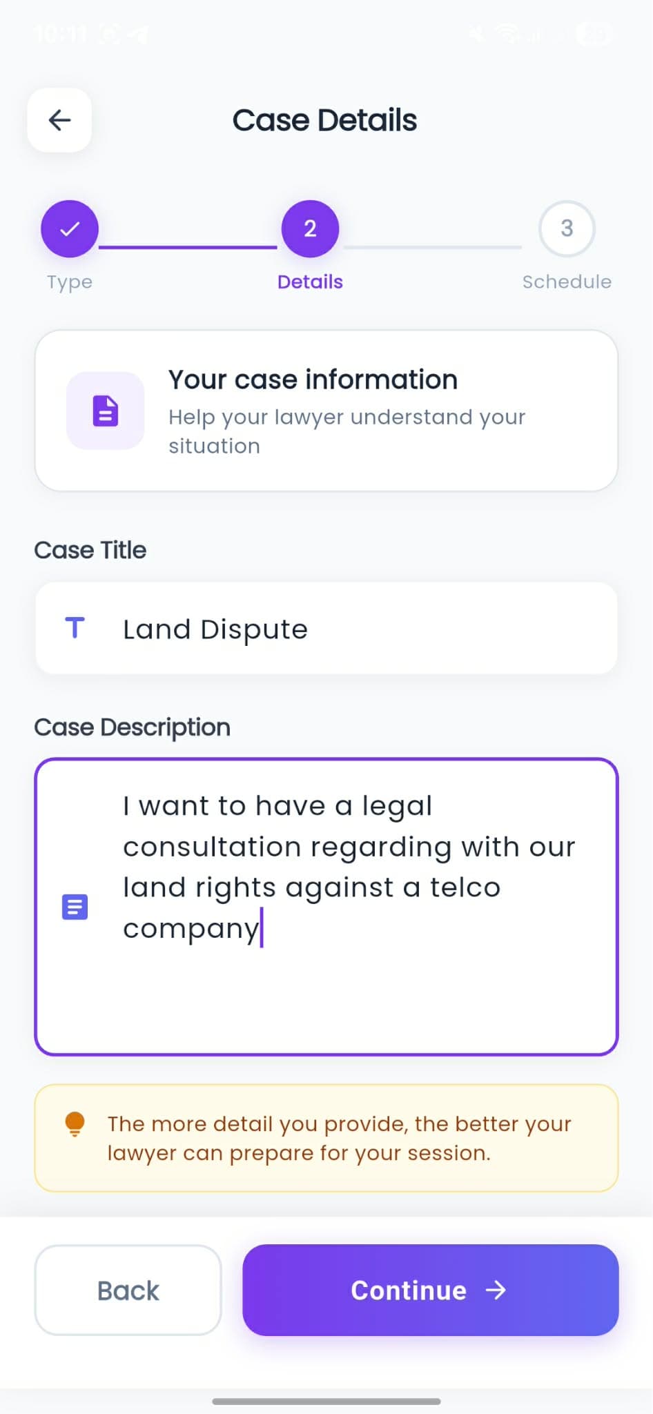 LawKonsult app screenshot 4